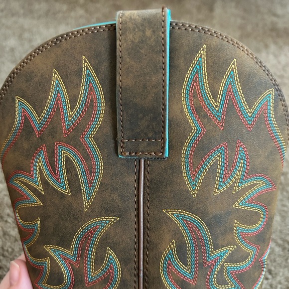 Ariat Women’s Delilah Cowgirl Boots Toasted Brown Size 9.5 - Picture 8 of 9